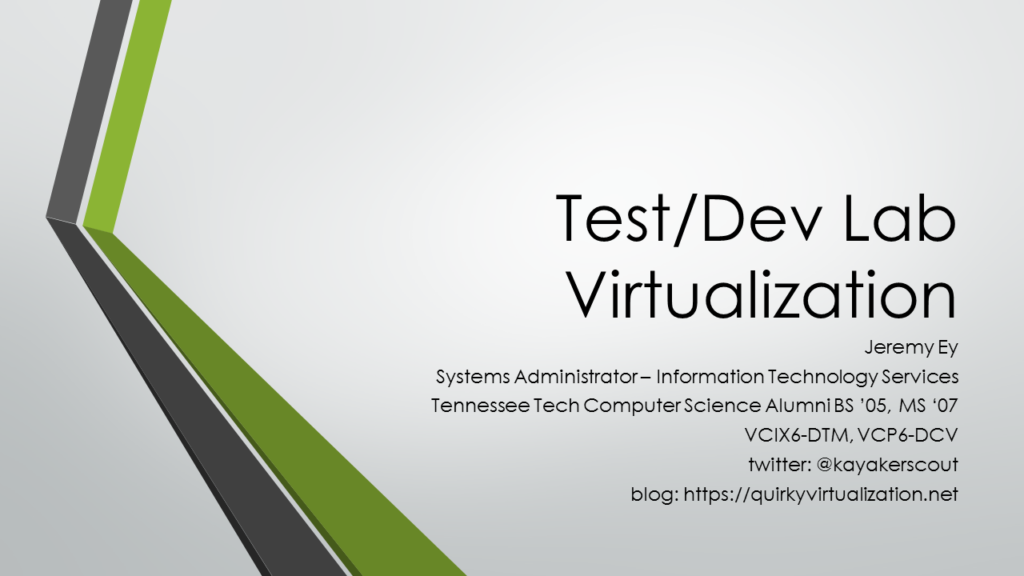 Tennessee Tech ACM Student Chapter Virtualization Presentation – Part I ...